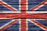 Great Britain UK Flag Wood  Backdrop for Photography