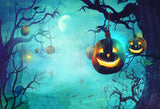 Halloween Backdrops Festival Backdrops Weird Pumpkin Lanterns Background