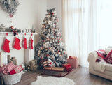 Christmas Decorations Trees Socks Room Backdrop for Photography DBD-H19201