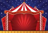 Circus Tent Glitter Stars Carnival Photography Backdrop
