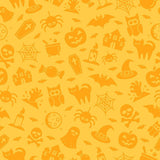 Yellow Pumpkin Halloween Backdrop UK for Children Photography DBD-19001