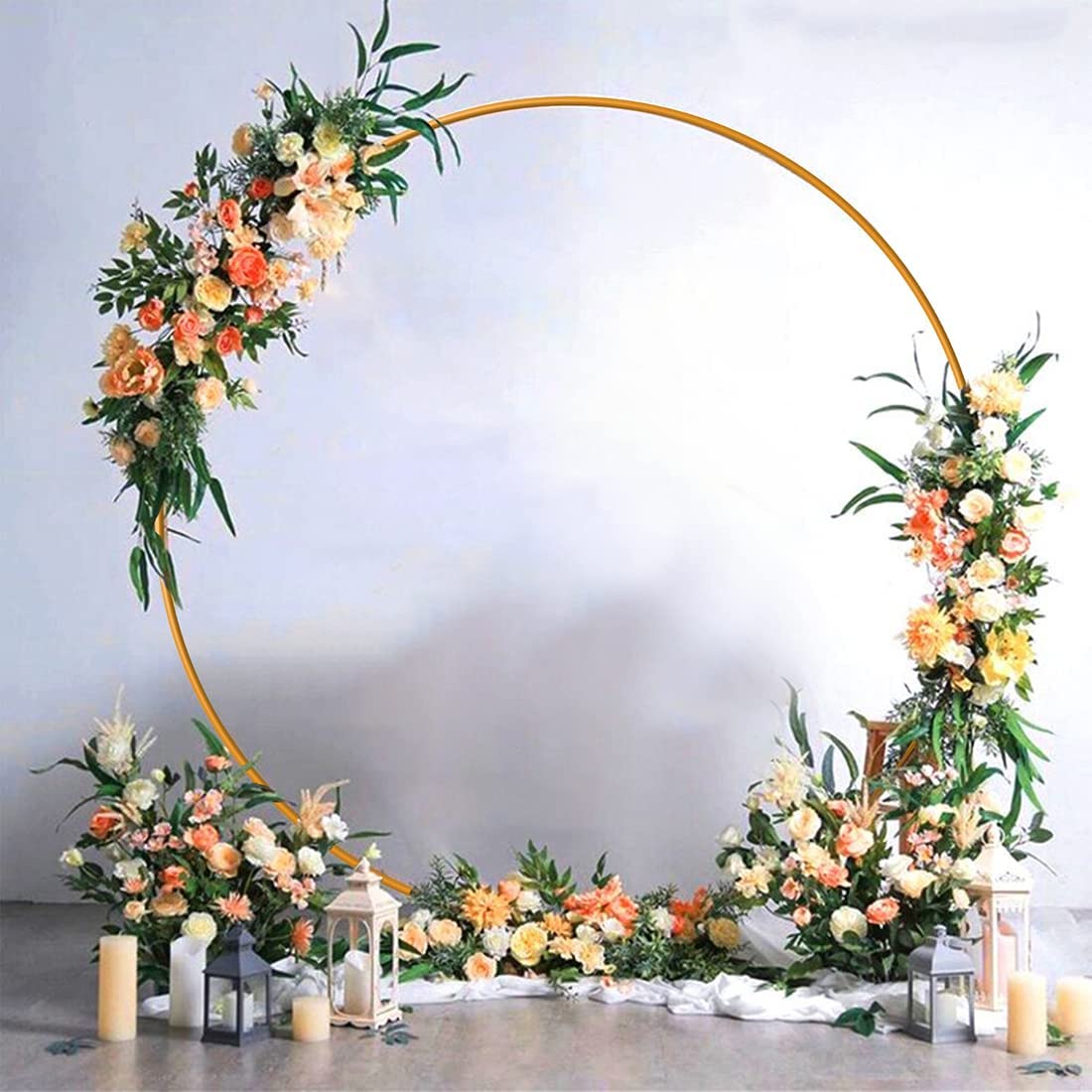 UK Round Backdrop Stands Metal Circle Arch Stand for Birthday Party Wedding PR8