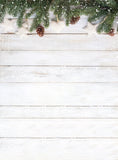 White Wood Wall Christmas Tree Backdrop for Photography DBD-P19164